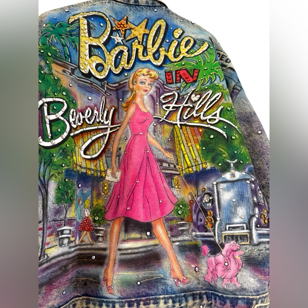 Tony Alamo ‘87 Barbie Shopping Beverly Hills Denim Jacket Medium BN